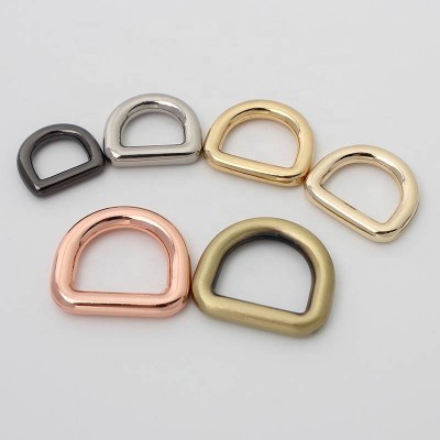 Nolvo World 6 Colors 4sizes High Quality Handbag D Ring D Ring Buckle Metal Bag Hardware D Ring